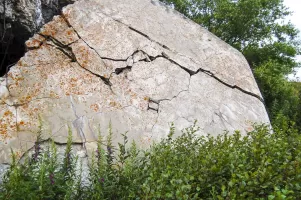 Ligne Maginot - LE MOLLARD A1 - (Blockhaus pour canon) - Détail des profilés en acier pour échafaudage à la construction