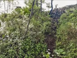 Ligne Maginot - AMODON (TD N° 600) - (Cuve pour arme d'infanterie) - Tranchée d'accès