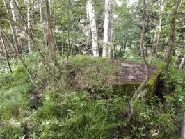 Ligne Maginot - AMODON 1 - (Blockhaus pour arme infanterie) - Créneau frontal remblayé