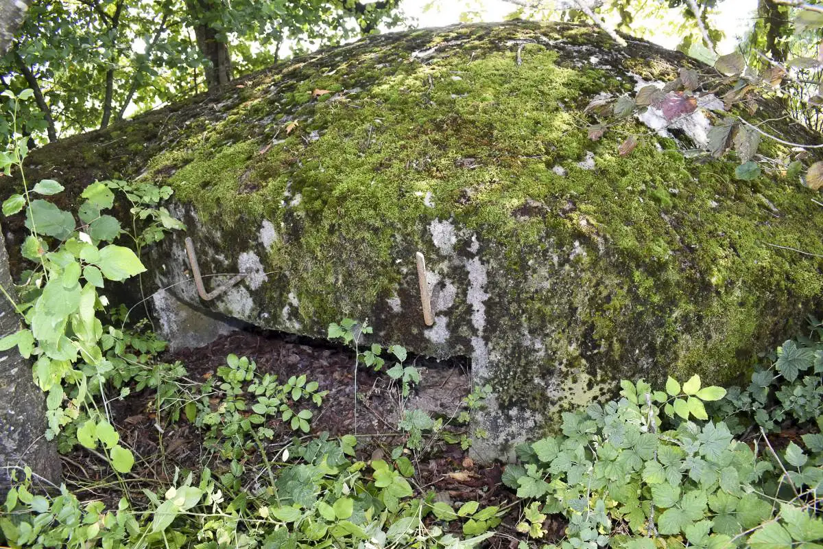 Ligne Maginot - TROIS-MAISONS CENTRE 1 - (Blockhaus pour canon) - Créneau de tir