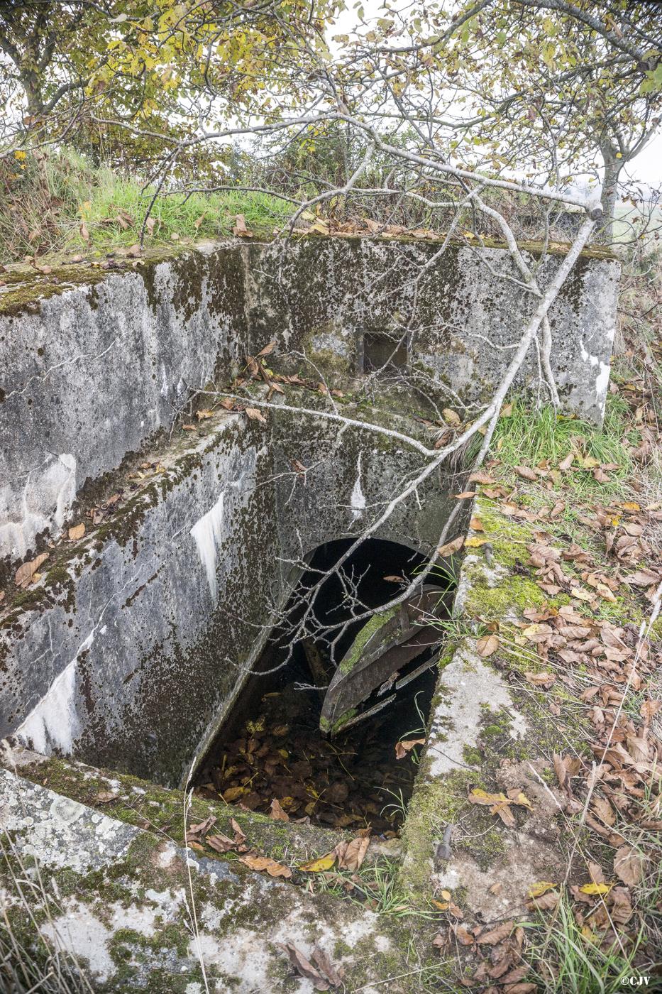 Ligne Maginot - TROIS-MAISONS SUD (OUVRAGE) - (Blockhaus pour canon) - 