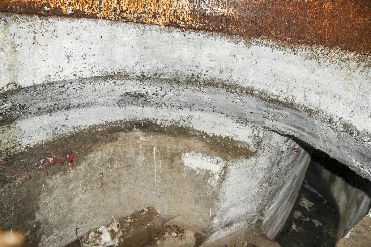 Ligne Maginot - B11-C - BERMONT SUD-EST - (Blockhaus pour arme infanterie) - L'intérieur de la coupole