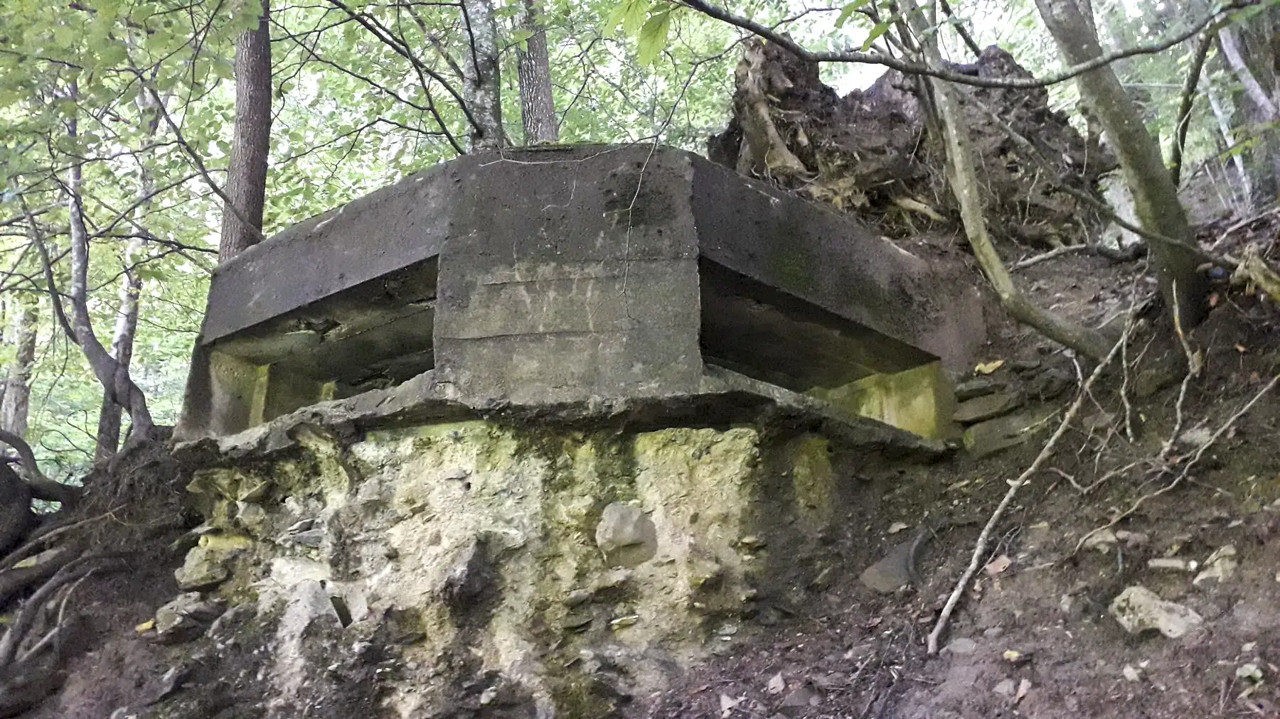 Ligne Maginot - O54 - ARVE 1 - (Blockhaus pour arme infanterie) - Les deux créneaux