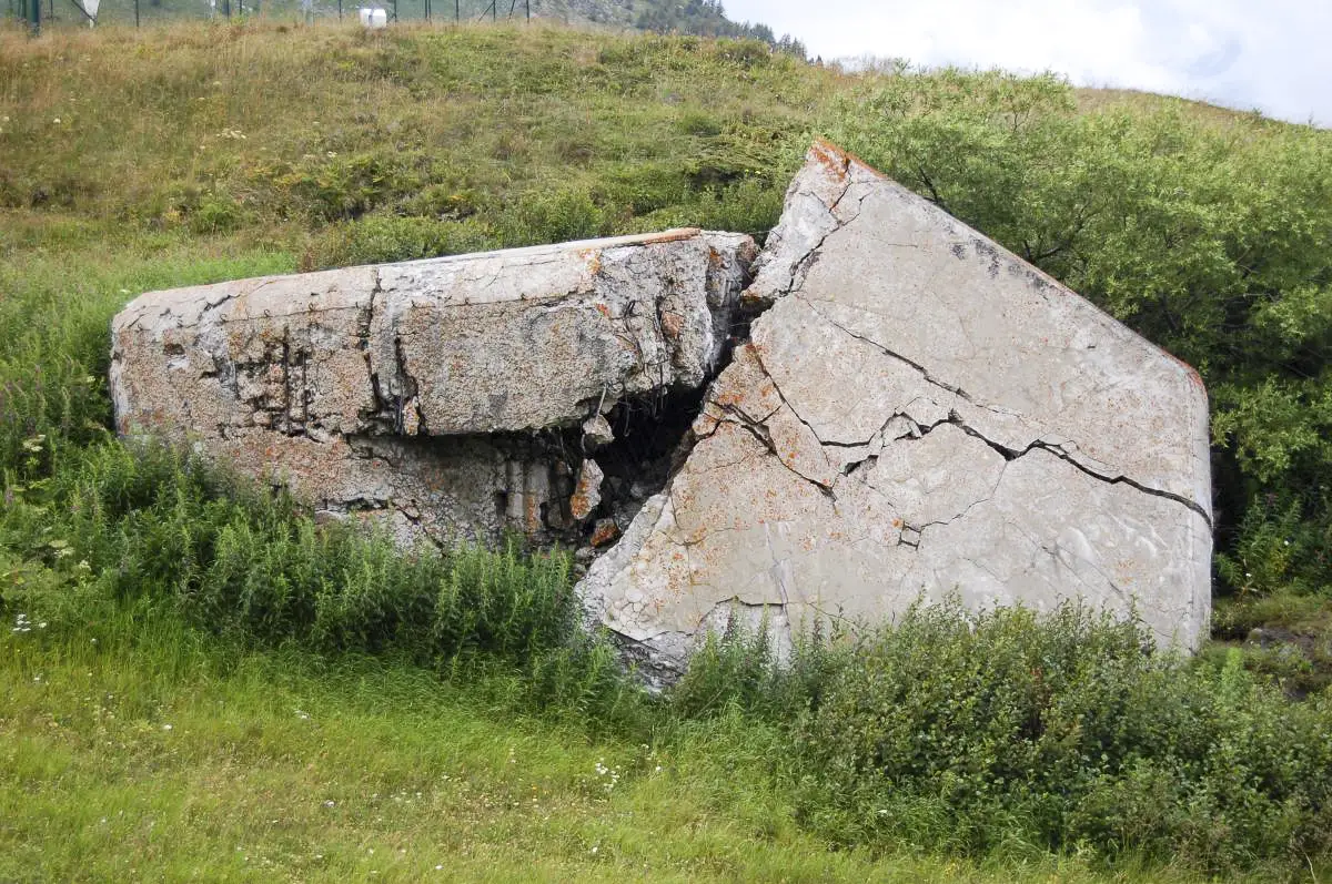 Ligne Maginot - LE MOLLARD A1 - (Blockhaus pour canon) - 