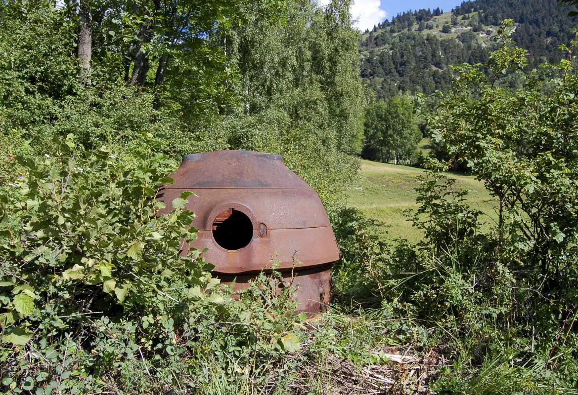 Ligne Maginot - AMODON (TD N° 598) - (Cuve pour arme d'infanterie) - Vue de face