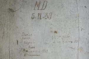 Ligne Maginot - I11 - (Abri) - Marcel Derlin
Troyes, Aube
5/11/39 '63 éime jour de la guerre 39'