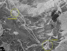 Ligne Maginot - FREJUS - (Casernement) - Le site avec le camp de marabouts en 1939.
