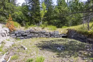 Ligne Maginot - TELEGRAPHE SUD - (Position d'artillerie préparée) - L'une des positions le long de la route du fort