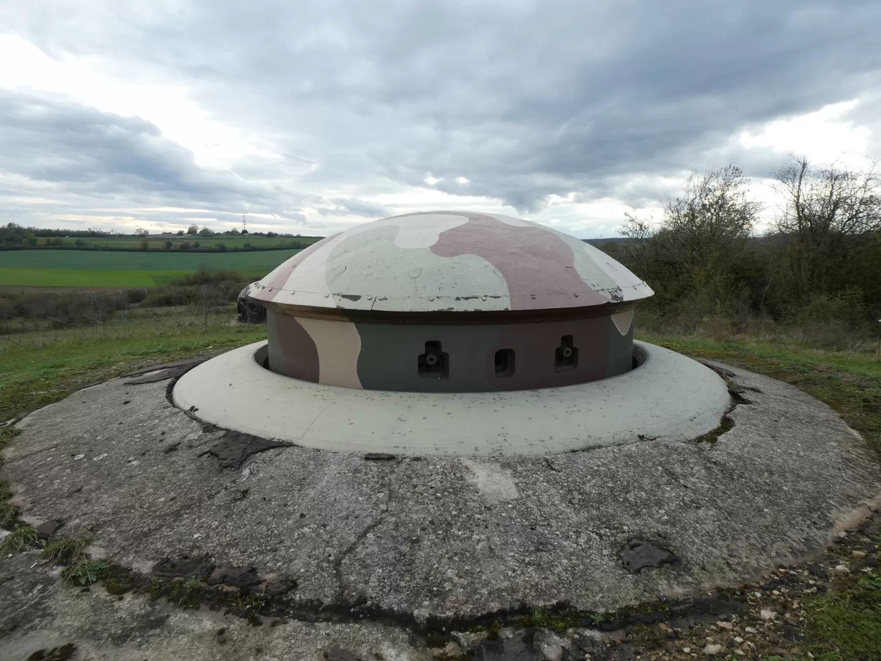 Ligne Maginot - Tourelle pour deux armes mixtes - Tourelle pour deux AM
Ouvrage de Rohrbach