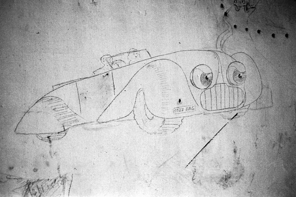 Ligne Maginot - TLFR - TéLéPHéRIQUE DU RIMPLAS - (Téléphérique ( Recette)) - Graffiti à l'intérieur du bâtiment - Détail