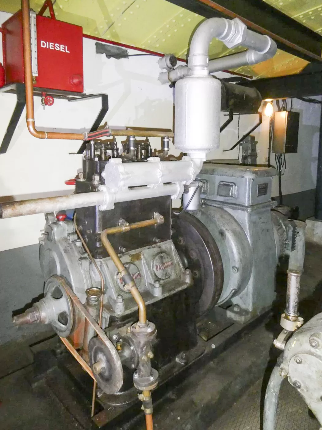 Ligne Maginot - Moteur Baudouin type DB2 (DB2) - Moteur Baudouin type DB2
Abri de Hatten