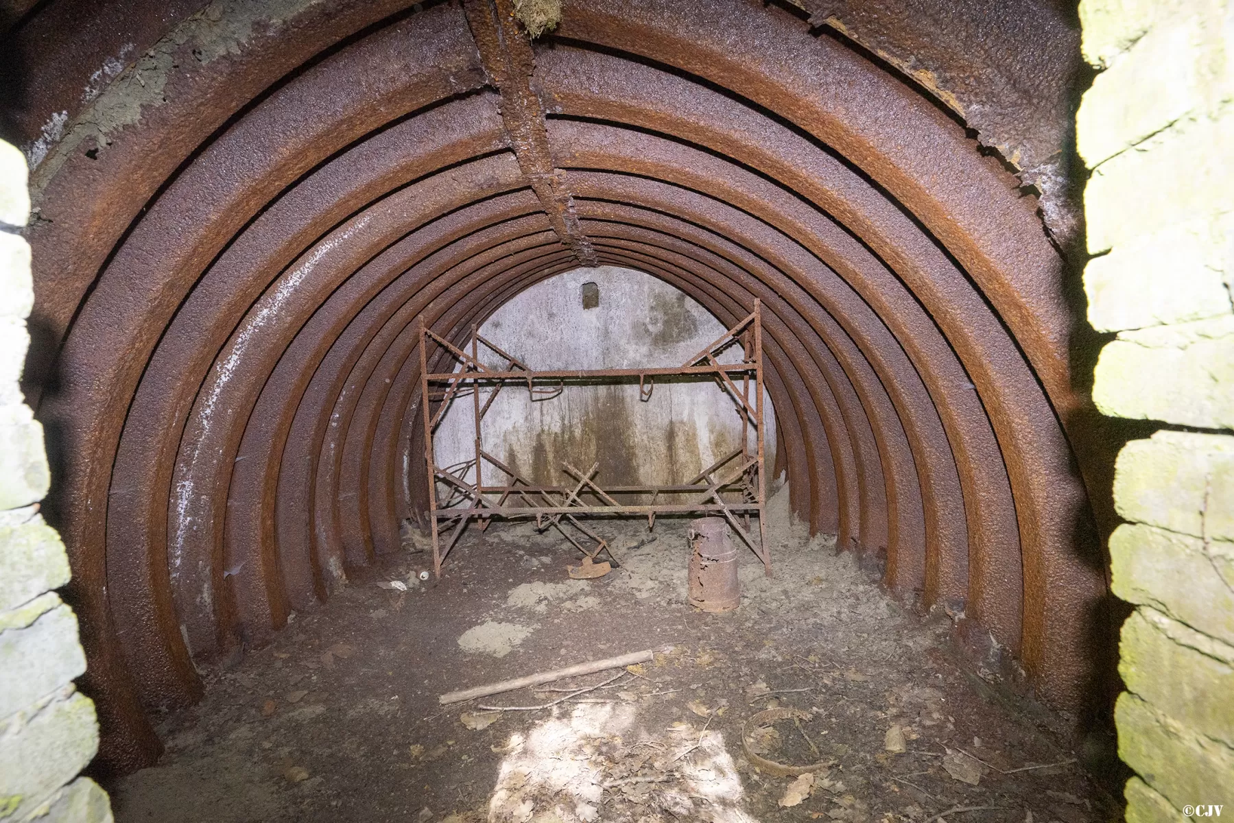 Ligne Maginot - BB3-C - EHEFLOSS EST (CM9/III/161° RIF) - (PC de Sous-Quartier) - L'alvéole gauche
L'intérieur