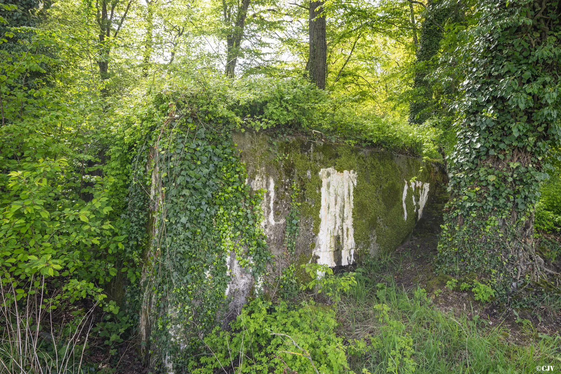 Ligne Maginot - BB129 - BRUEHL EST - (Blockhaus pour arme infanterie) - Créneau pour flanquement