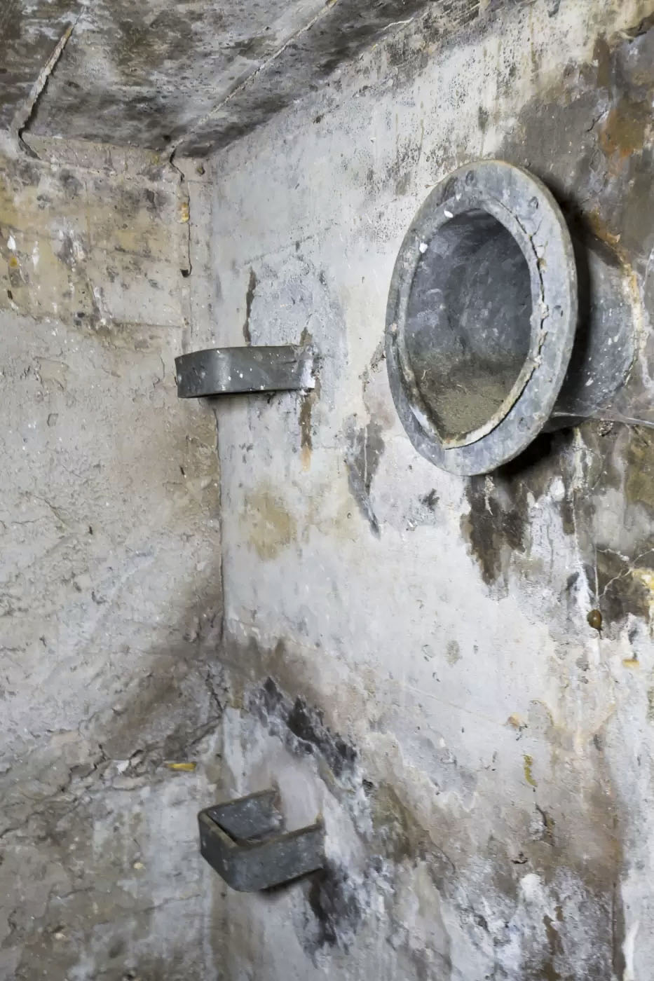 Ligne Maginot - DACHSECK 1 - (Blockhaus pour canon) - Emplacement du ventilateur