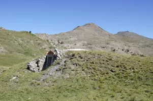 Ligne Maginot - BLANCHE 4 - (Blockhaus pour arme infanterie) - Au fond le mont Chenaillet