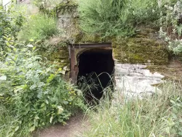 Ligne Maginot - WALDECK - (Observatoire d'artillerie) - Réduit taillé dans le roc
L'entrée comportait une porte dont l'huisserie est encore présente