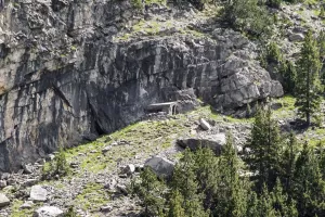 Ligne Maginot - LES AITTES OBSERVATOIRE - (Observatoire indéterminé) - L'observatoire depuis la Route des Fonds