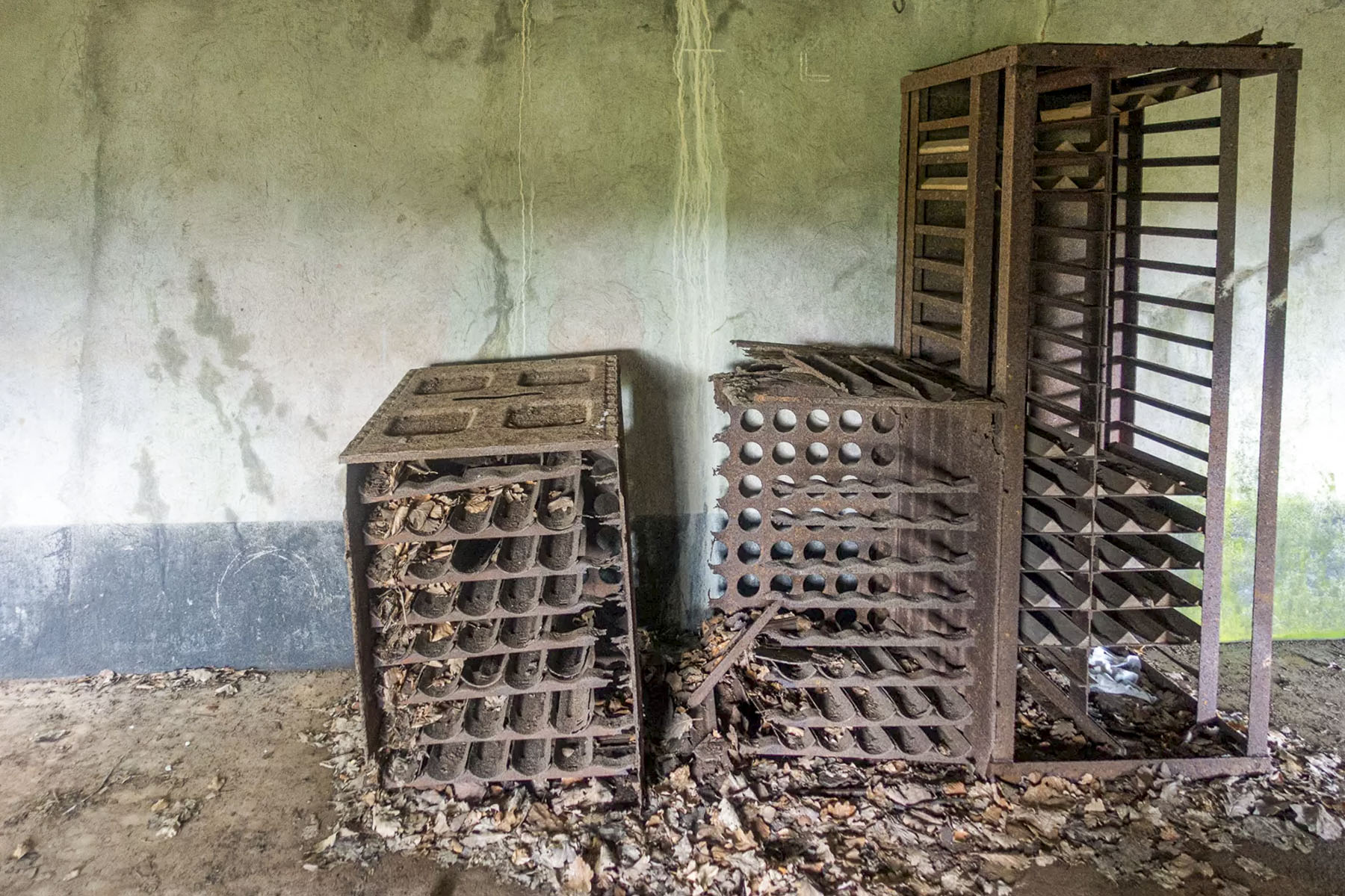 Ligne Maginot - BIESENBERG - (Casemate d'artillerie) - Caisses de munition