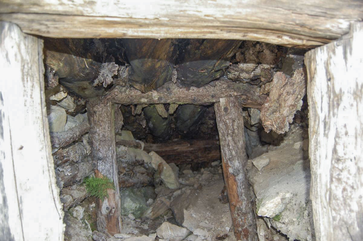 Ligne Maginot - LA LAUZETTE CRêTE (3° BIE / 154° RAP) - (Position d'artillerie préparée) - Restes de l'abri