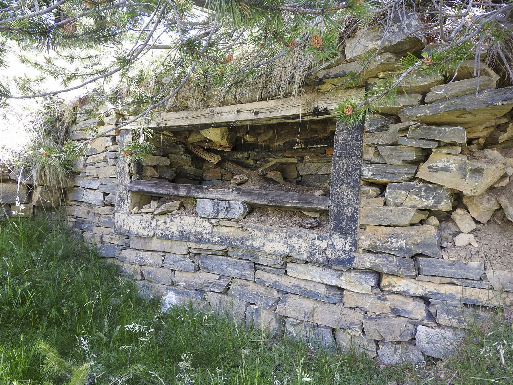 Ligne Maginot - LA LAUZETTE NORD (3° BIE / 154° RAP) - (Position d'artillerie préparée) - Une niche à munitions.