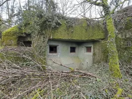 Ligne Maginot - ECOUVIEZ EST - (Casemate d'infanterie - Simple) - Les embrasures avec la niche pour projecteur