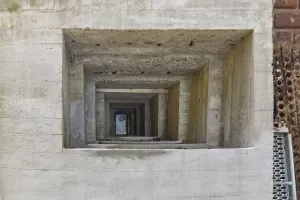 Ligne Maginot - FORT DUCROT - (PC de Secteur) - Créneau de l'entrée