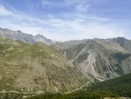 Ligne Maginot - ROCHER DU PRETRE - (Abri) - Vue sur le Salso Moreno et la frontière