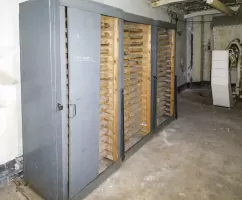 Ligne Maginot - CASTILLON (CN) - EO8 - (Ouvrage d'artillerie) - Bloc 3
Magasin M3
Armoire de rangement pour obus de 75 mm