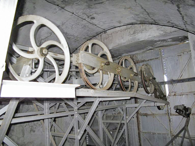 Ligne Maginot - TéLéPHéRIQUE DE ROCHE LA CROIX (RECETTE HAUTE) - (Téléphérique ( Recette)) - Détail du mécanisme