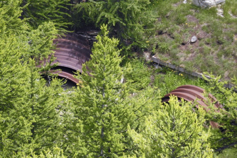 Ligne Maginot - VALLON CLAOUS (5/162° RAP) - (Position d'artillerie préparée) -  Emplacements des canons de 75 mm Mle 1897 