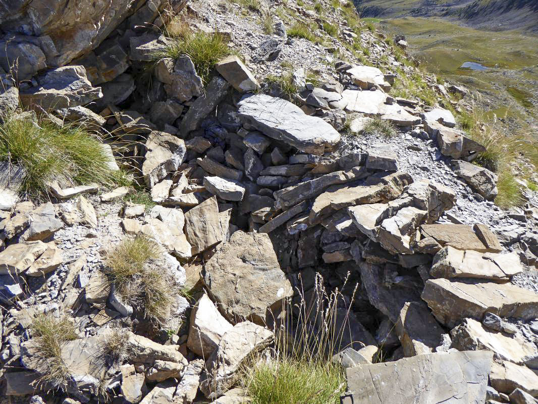 Ligne Maginot - COL de COLOMBART (Quartier Rougna) (PC de Quartier) - Positions sommaires sur la Pointe de Colombart