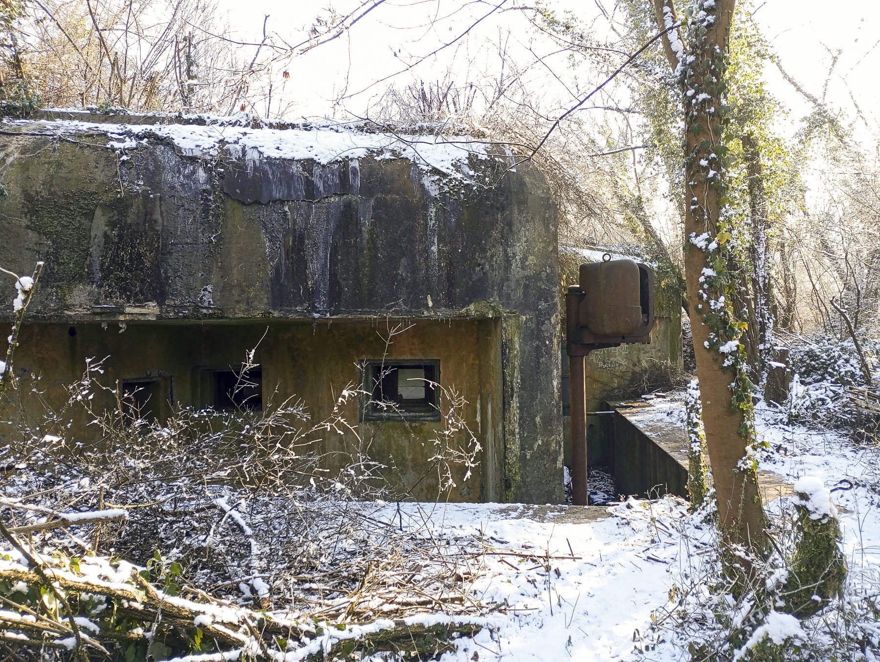 Ligne Maginot - 9/3 - AUENHEIM SUD - (Casemate d'infanterie - Simple) - La façade de la casemate