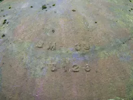 Ligne Maginot - TRAUTBACH EST - (Blockhaus pour arme infanterie) - Marquage sur la cloche