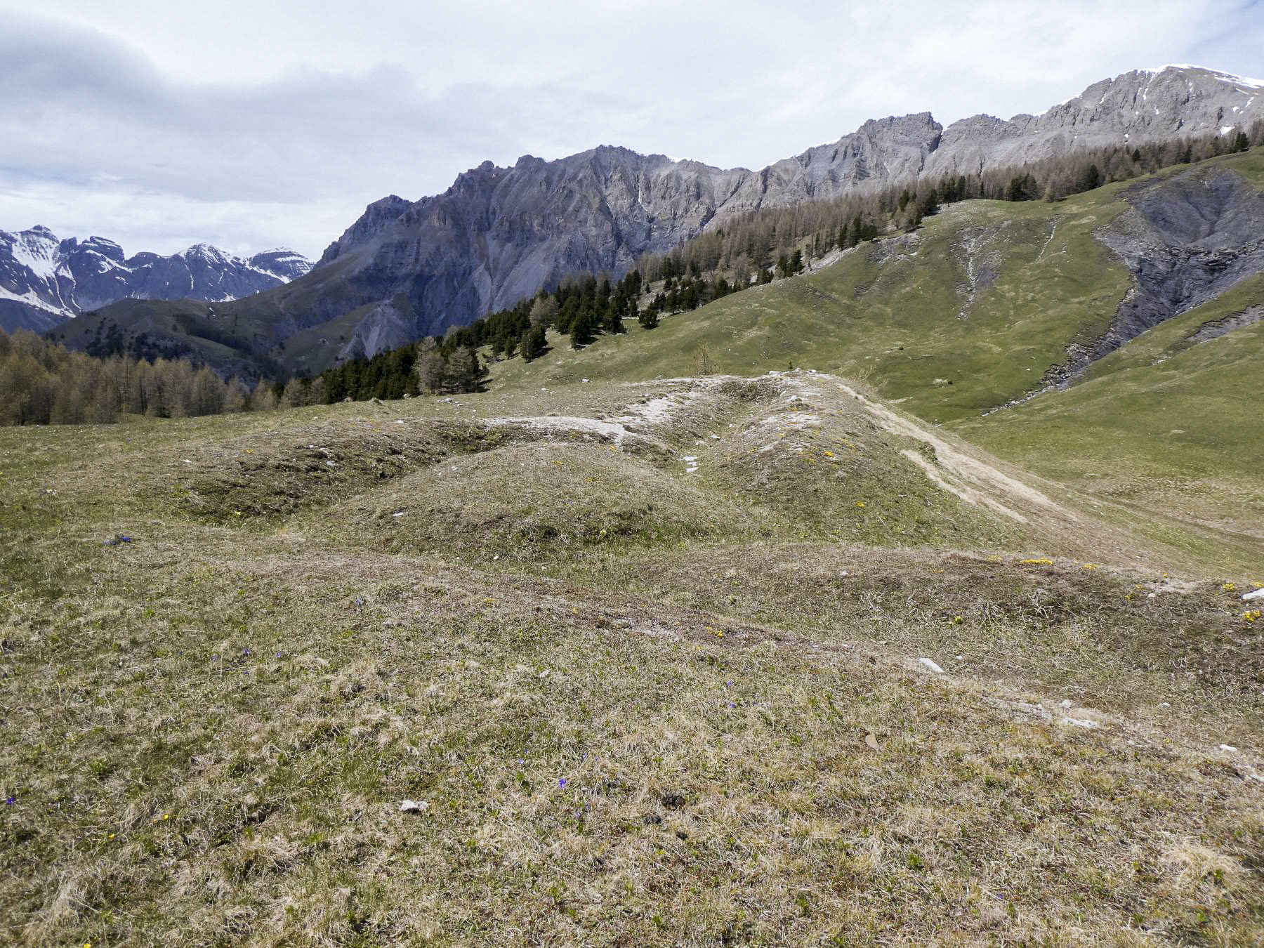 Ligne Maginot - COL DES TRENTE SOUCHES  2 - (Divers) - La position d'infanterie.