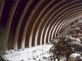 Ligne Maginot - ROURE - LA CERISE - (Abri) - Abri en tôle métro