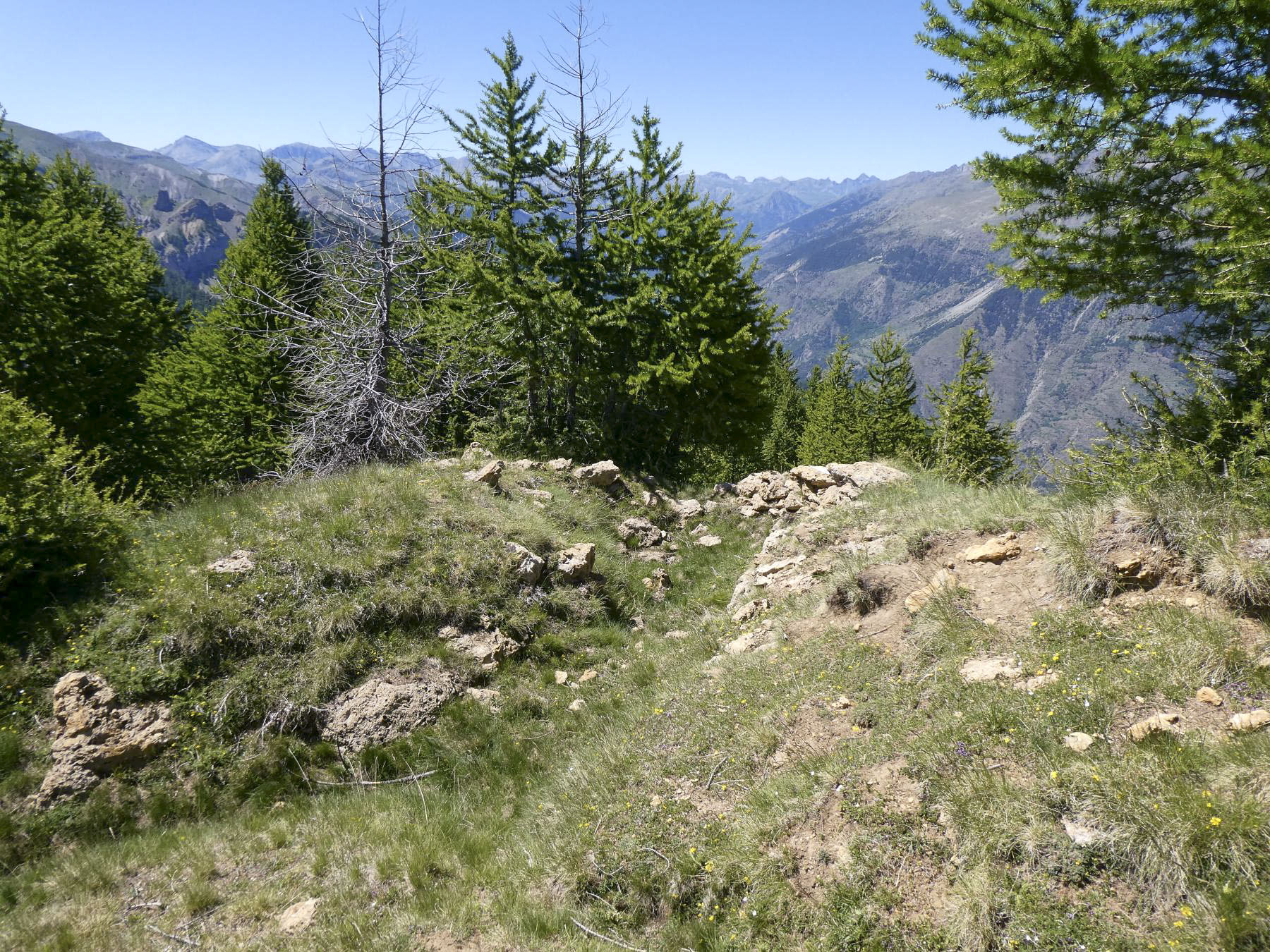 Ligne Maginot - MONT PENAFAYSSE - La position d'infanterie