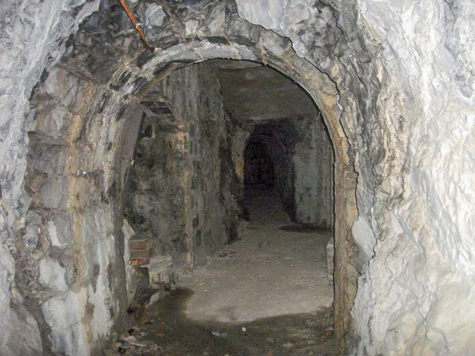 Ligne Maginot - CHIUSE DE SAINT JEAN LA RIVIERE - (Casemate d'infanterie - Simple) - Une des galeries de la chiuse