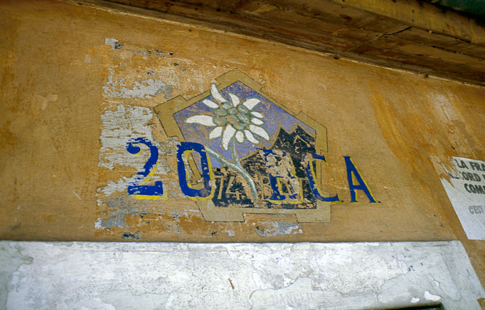 Ligne Maginot - FRESSINEA (POSTE) - (Casernement) - L'un des blasons ornant le batiment