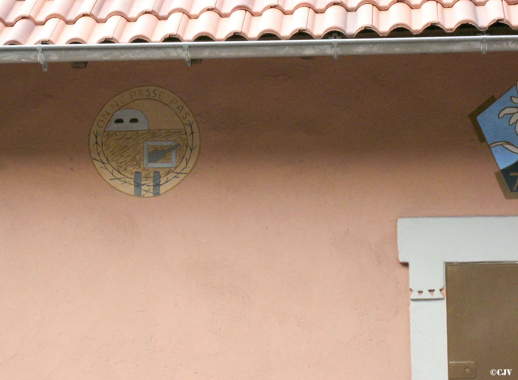 Ligne Maginot - FRESSINEA (POSTE) - (Casernement) - Le blason restauré