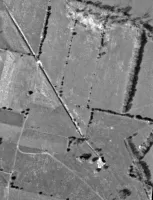 Ligne Maginot - A40- LA FOLIE - (Blockhaus lourd type STG / STG-FCR - Simple) - Les traces du fossé antichar sont encore bien visible