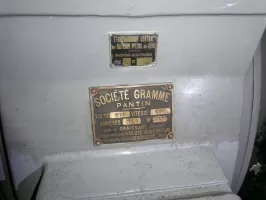Ligne Maginot - IMMERHOF - A10 - (Ouvrage d'infanterie) - Plaque de l'alternateur
