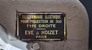 Ligne Maginot - ZEITERHOLZ - X6 - (Abri) - Marque du projecteur