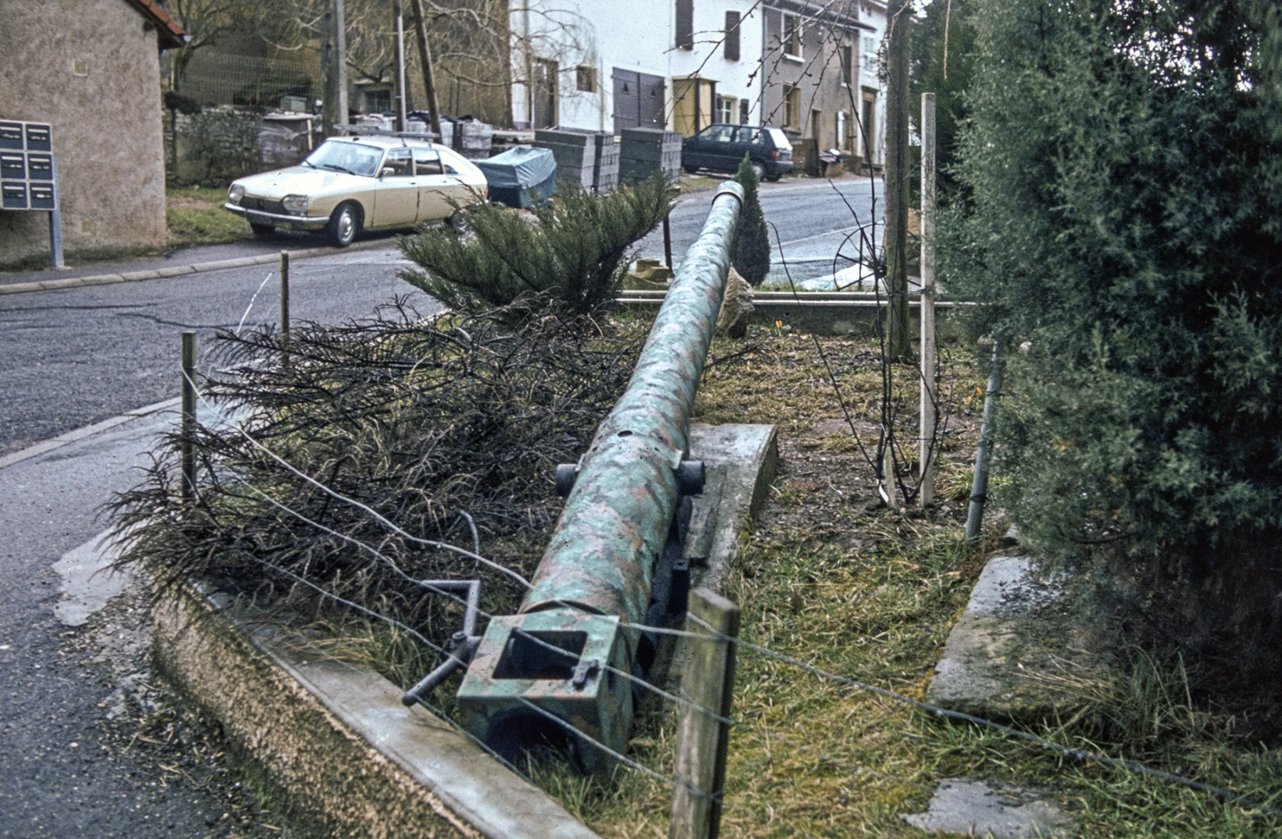 Ligne Maginot - Canon antichar de 65 mm modèle 1902 (65 1902) - Canon exposé à Varize, disparu depuis