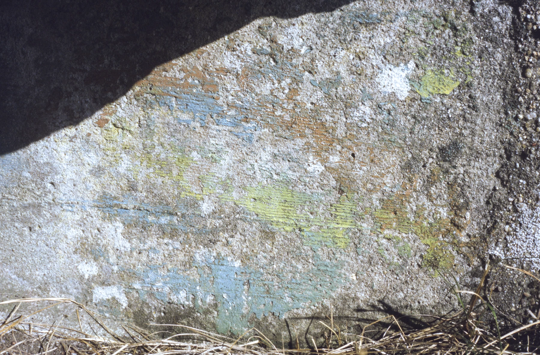 Ligne Maginot - COTE 400 - (Observatoire d'artillerie) - Peinture de camouflage
