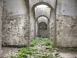 Ligne Maginot - LA FORCA (LF) - (Ouvrage d'infanterie) - Le couloir central avec de chaque côté les chambrées