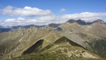 Ligne Maginot - POINTE DES TROIS COMMUNES (PTC) - (Blockhaus pour arme infanterie) - Vue le col de Raus