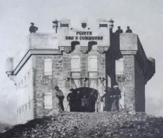 Ligne Maginot - POINTE DES TROIS COMMUNES (PTC) - (Blockhaus pour arme infanterie) - Photo du début du 20° siècle