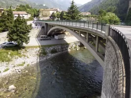 Ligne Maginot - 23 - PONT SUPERIEUR - (DMP - Dispositif de Mine Permanent) - Le pont actuel, aucune trace de l'ancien pont