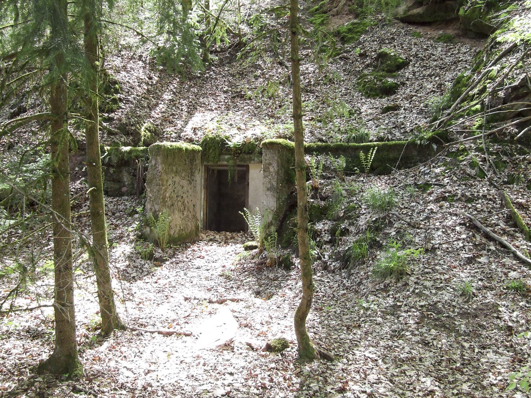 Ligne Maginot - ROTHENBOURG - (Casemate d'infanterie - Double) - Des niches à matériels ou à mines