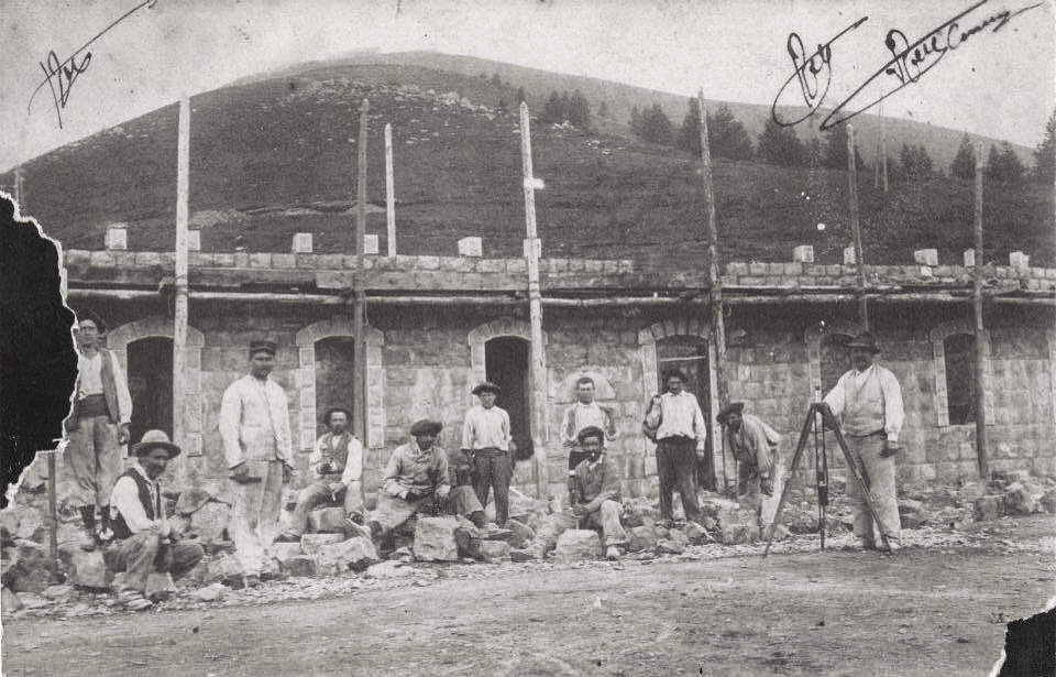 Ligne Maginot - PLAN CAVAL - (Casernement) - Photo datant de la construction du casernement